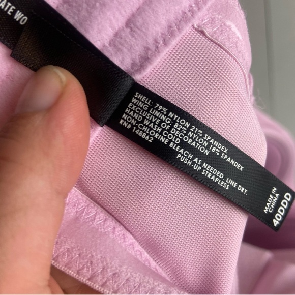 Torrid Curve Bra Size 40DDD Tie Dye Push-up Underwire Pink Multi-way - Picture 6 of 7